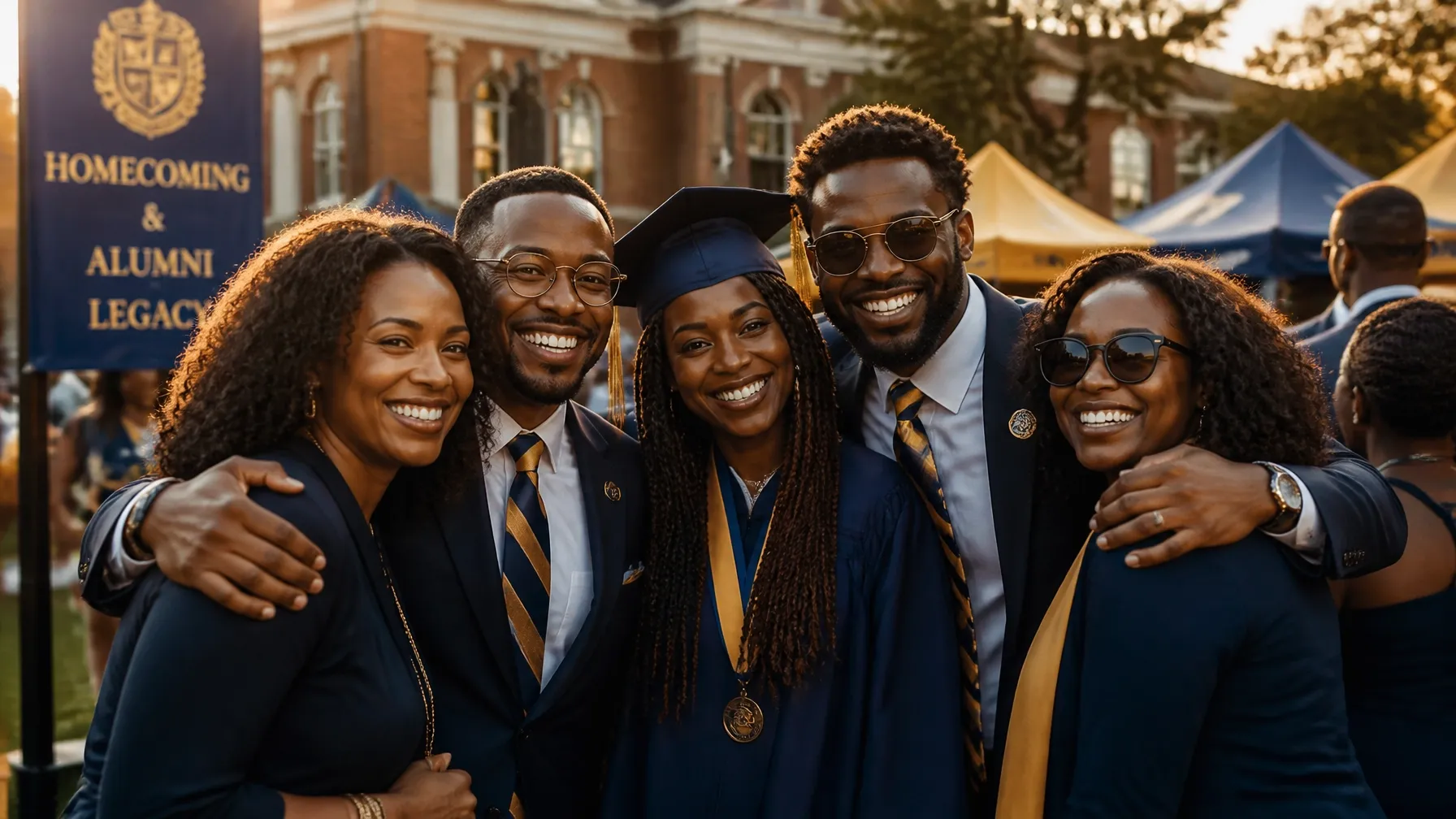 Fayetteville State University alumni celebrating together